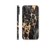 Black Gold Marble Pattern Mobile Skin