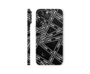 I Don’t Care Text Pattern Mobile Skin
