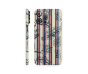 Vintage Nautical Stripe Mobile Skin