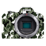 Army Camouflage Matte Finish Camera Skin