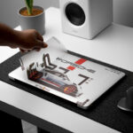 Porsche GT3 RS Racing Transparent Laptop Skin