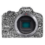 Abstract Doodle Matte Finish Camera Skin