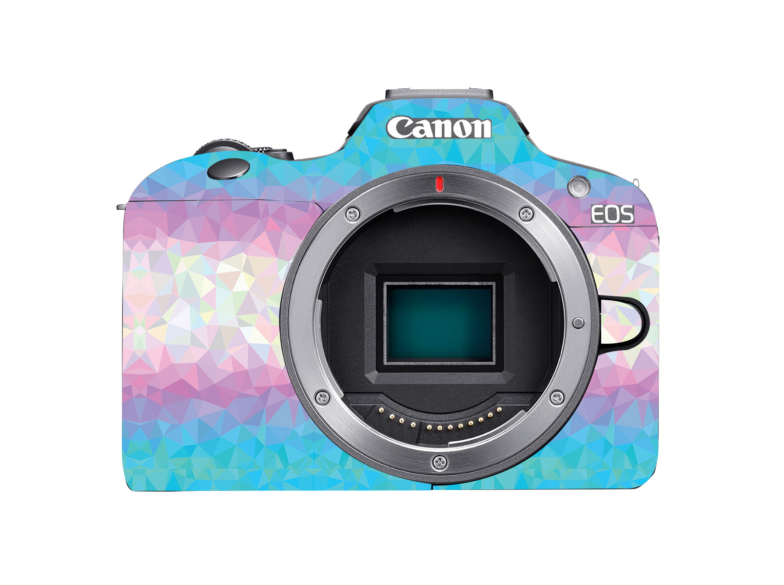 68 Pastel Prism Geometric 3D Texture Camera Skin - Image 1