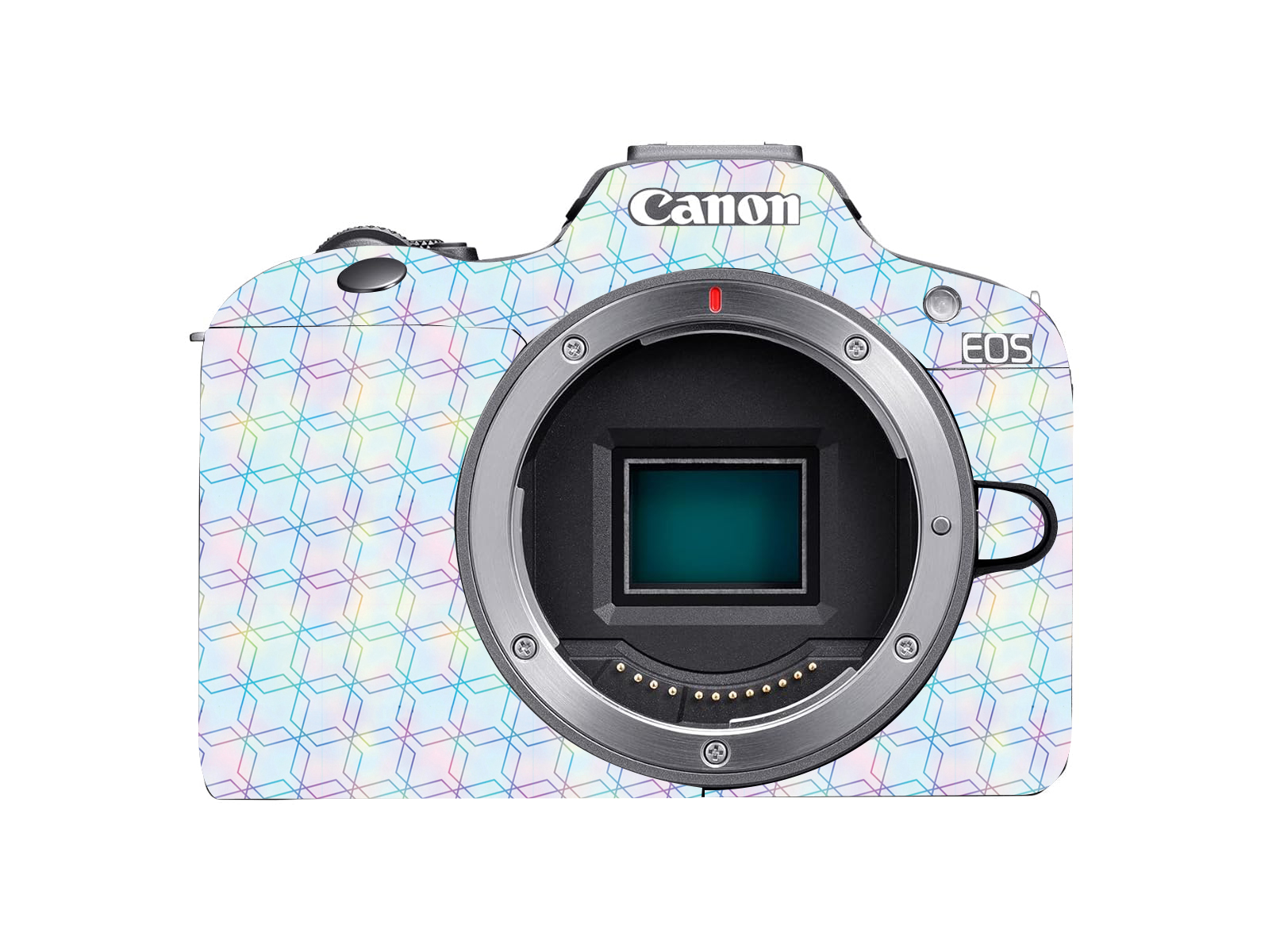 69 Holographic Line Geometry 3D Texture Camera Skin - Image 1