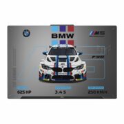 BMW M Motorsport Transparent Laptop Skin